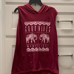 Rue 21 Graphic Tan Top